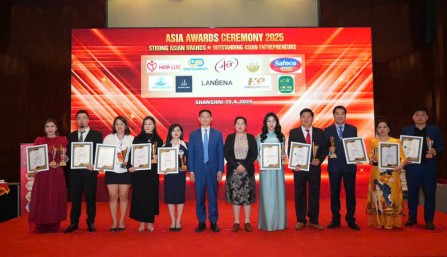 Thực phẩm Tuyết Tâm được vinh dự nhận giải Top 10 Doanh nghiệp tiêu biểu Châu Á 2025 tại Thượng Hải (Trung Quốc)