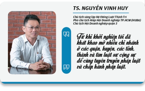TS. Nguyễn Vinh Huy - Chủ tịch sáng lập Hệ thống Luật Thịnh Trí: “Trách nhiệm của doanh nhân là hiểu và tuân thủ pháp luật”