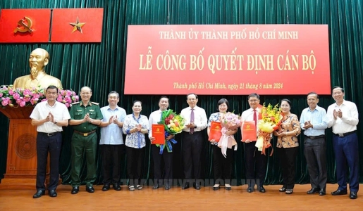 Ban Thường vụ Thành ủy TP HCM có thêm 4 thành viên
