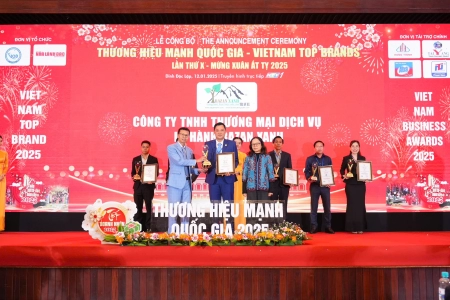 Lữ Hành Bazan Xanh được Vinh danh Thương Hiệu Mạnh Quốc Gia 2025