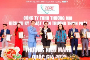 Công ty Trường Thịnh Phát lọt Top 100 Thương hiệu mạnh quốc gia 2025