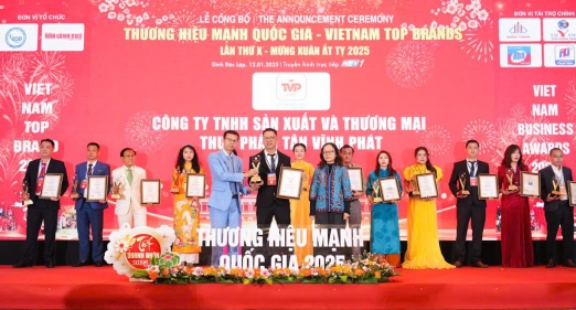TVP FOOD VINH DỰ NHẬN GIẢI THƯỞNG THƯƠNG HIỆU MẠNH QUỐC GIA - LẦN THỨ X 2025