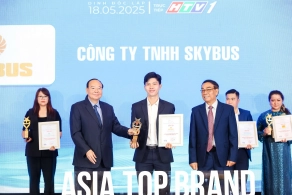 SKYBUS chuyên về các dòng xe VIP LIMOUSINE đạt top 10 Thương hiệu Tín nhiệm Hàng đầu Châu Á