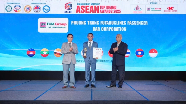 FUTA GROUP &amp; KIM LONG MOTOR ĐƯỢC VINH DANH  TẠI LỄ CÔNG BỐ THƯƠNG HIỆU UY TÍN HÀNG ĐẦU ASEAN 2025