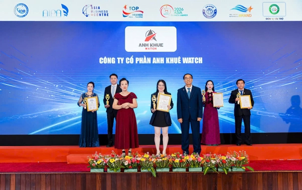 Anh Khuê Watch Vinh Dự Đạt Top Thương Hiệu Tín Nhiệm Hàng Đầu Châu Á 2026 Và Hành Trình Hơn 27 Năm Kiến Tạo Giá Trị Bền Vững